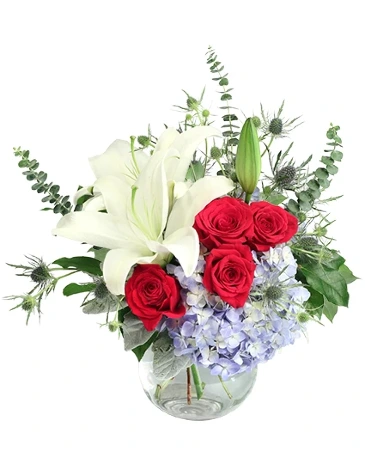 Sweet Freedom Vase Arrangement in Washington, DC | Capitol Hill Blooms